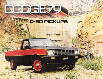 1979 79 Dodge Pickup Truck D50 sales brochure  