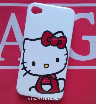 New Cute Cartoon Hello Kitty Back Cover Case for iPhone 4 4S 4G FH58 