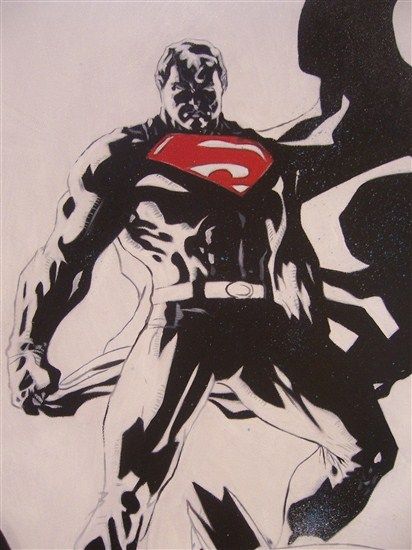 Other Superman Paintings we have undertaken on a commission basis 