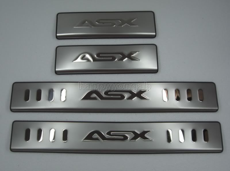 2010+ Mitsubishi ASX Door Sill Protectors Stainless new  