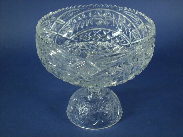 Crystal Clear Industries 8 Crystal Glass Compote  