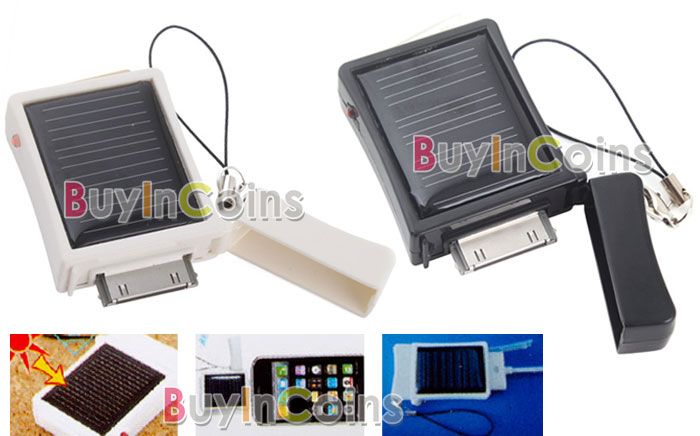 Solar Power Charger for iPhone 3G 3GS iPod Nano Touch  