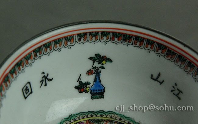 Chinese Antiques rare porcelain Emperors yellow bowl handmade Asian 