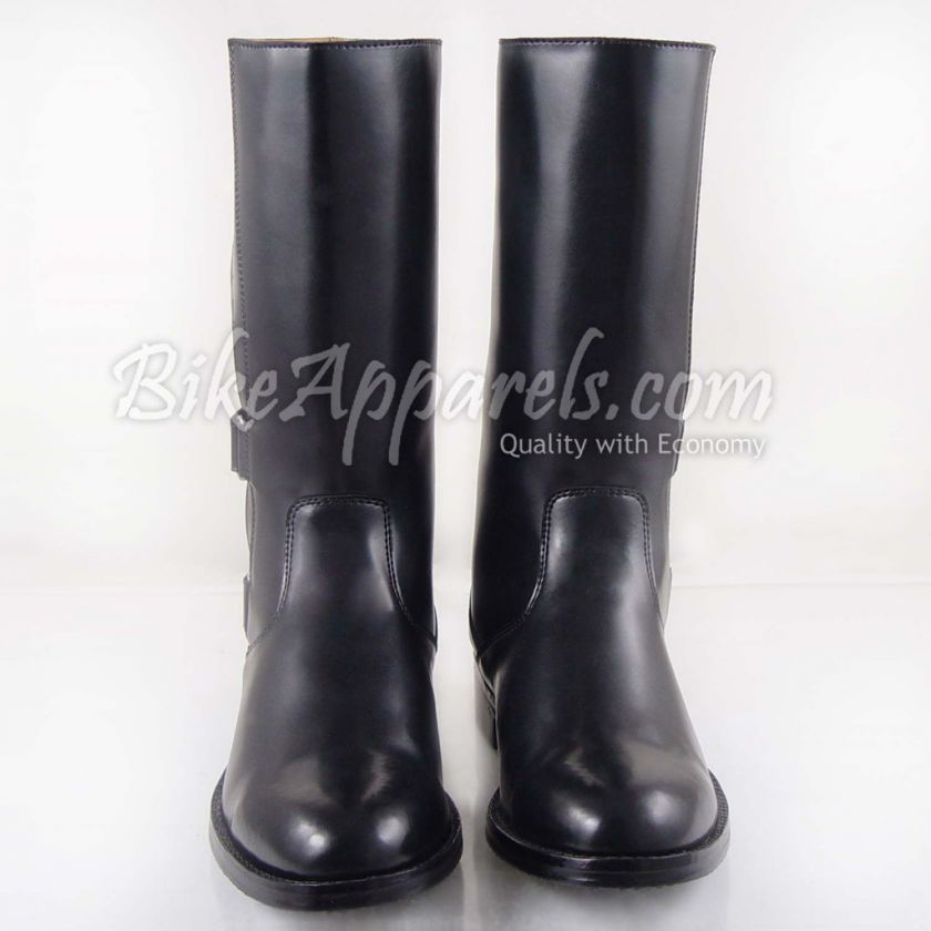   High Motorcycle Police Men Leather Fashion Boots all US UK size  