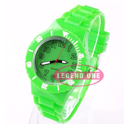 Fashion Jelly Ice Sport Quartz Wrist Watch #162789  