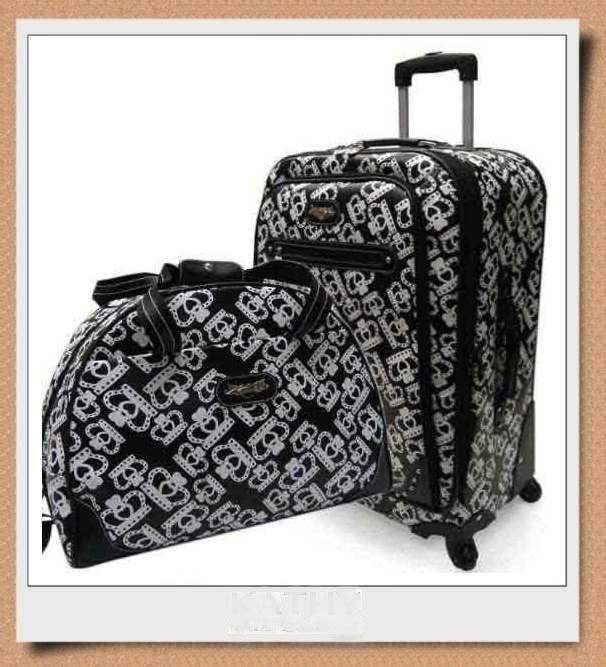 KATHY VAN ZEELAND My Mink 2pc Carryon Luggage Set  