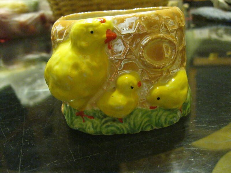 Chicken Chicks flower pot made in japan cute  