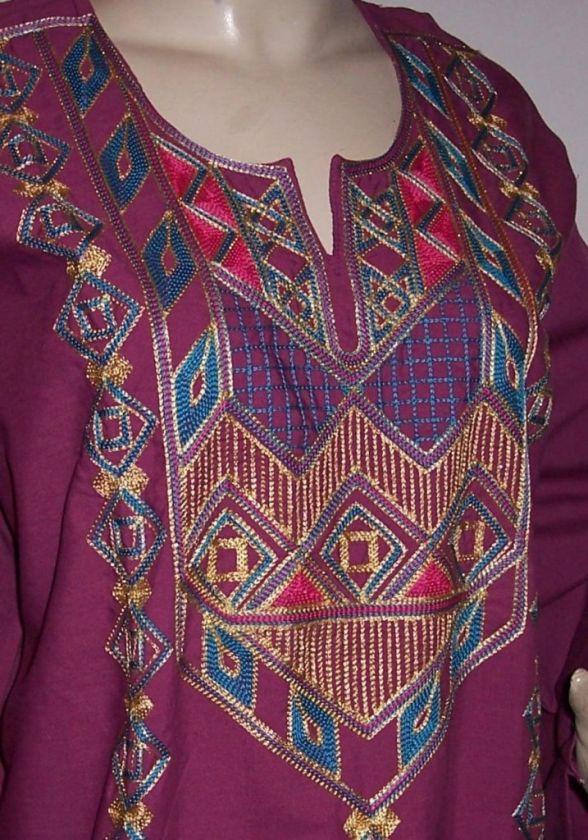  Embroidered Kaftan Caftan long Dress Plus Size 3X 4X Size 30& 34