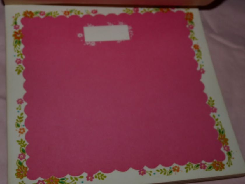   Occasion Stationary LETTERETTES W/ Custom Caption Stickers PINK FLORAL