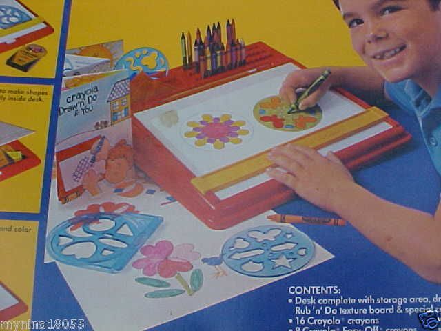 1984 Crayola Draw n Do Desk Activity Set UNUSED MIB  