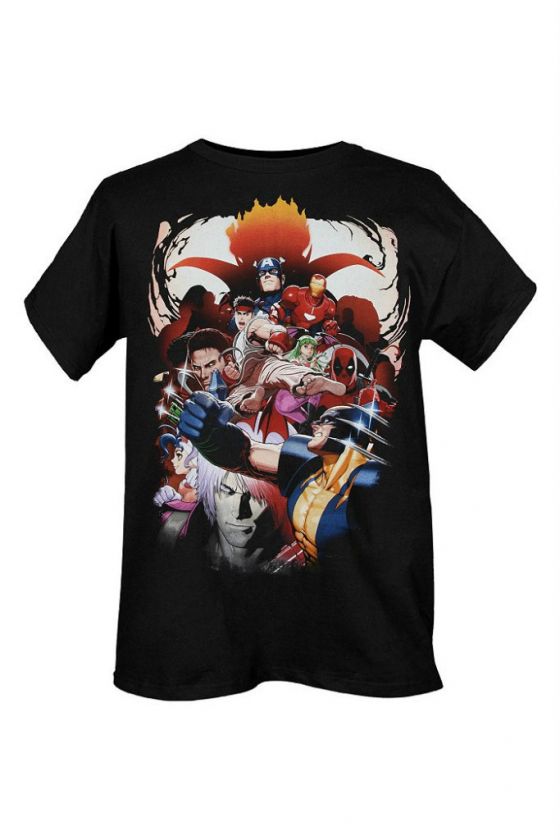 Marvel Vs. Capcom 3 Huge Group T Shirt  