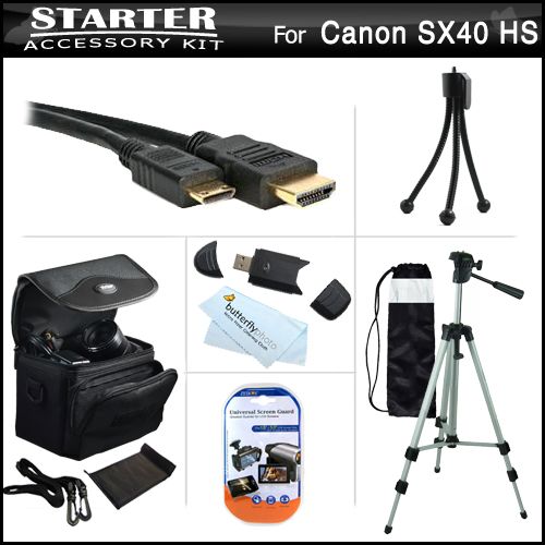 Starter Accessories Kit For The Canon PowerShot SX40 HS  