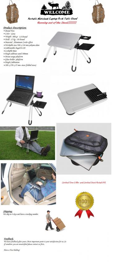 Portable Notebook Laptop Desk Table Stand *Brand NEW*  