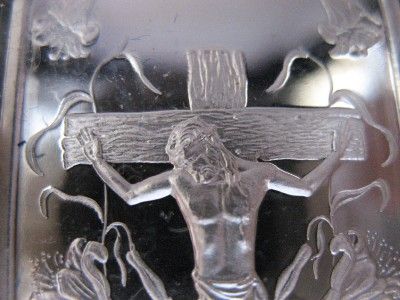 OZ999 SILVER EASTER CRUCIFIXION CROSS OF JESUS+GOLD  