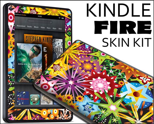  Kindle Fire Skin Vinyl Decal eBook Netbook Tablet #032  
