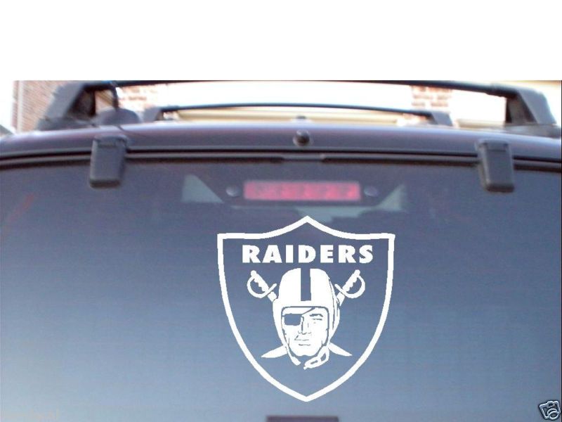 NFL OAKLAND RAIDERS 7YR VINYL CAR WINDOW DECAL STICKER  